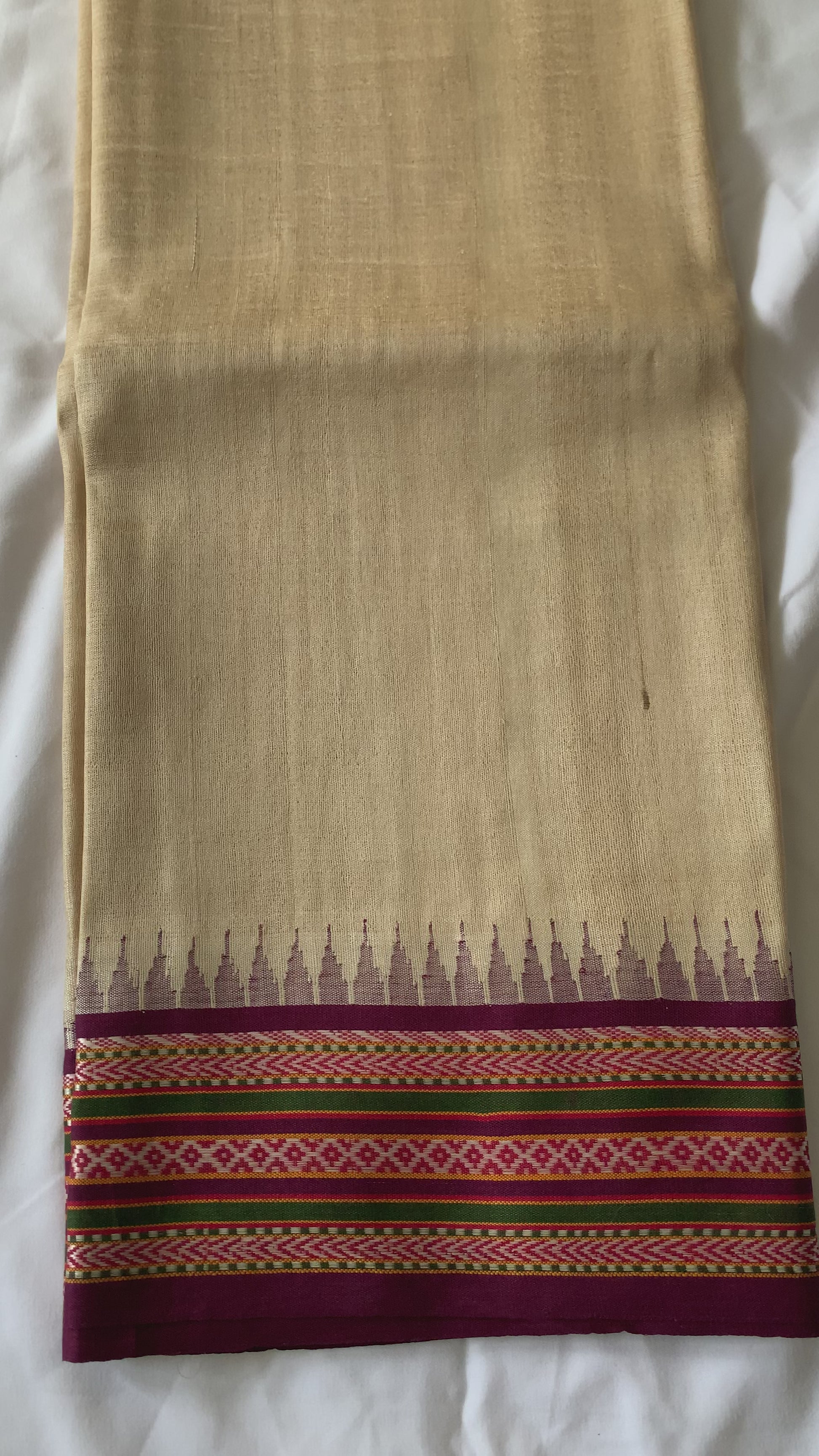 Partywear Saree Vidarbha Tussar Silk Sari Indian Ethnic Wear Karvati Kinar Traditional Outfit Festival Sari for Gifting Saree for Women