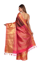 Load image into Gallery viewer, Bridal Brown and Pink Kanchipuram Silk Saree