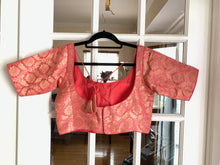 Load image into Gallery viewer, Floral Banarasi Brocade Blouse (Colors Available)