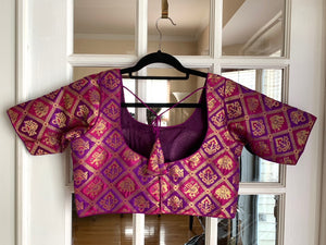 Patola Style Banarasi Brocade Blouse (Colors Available)