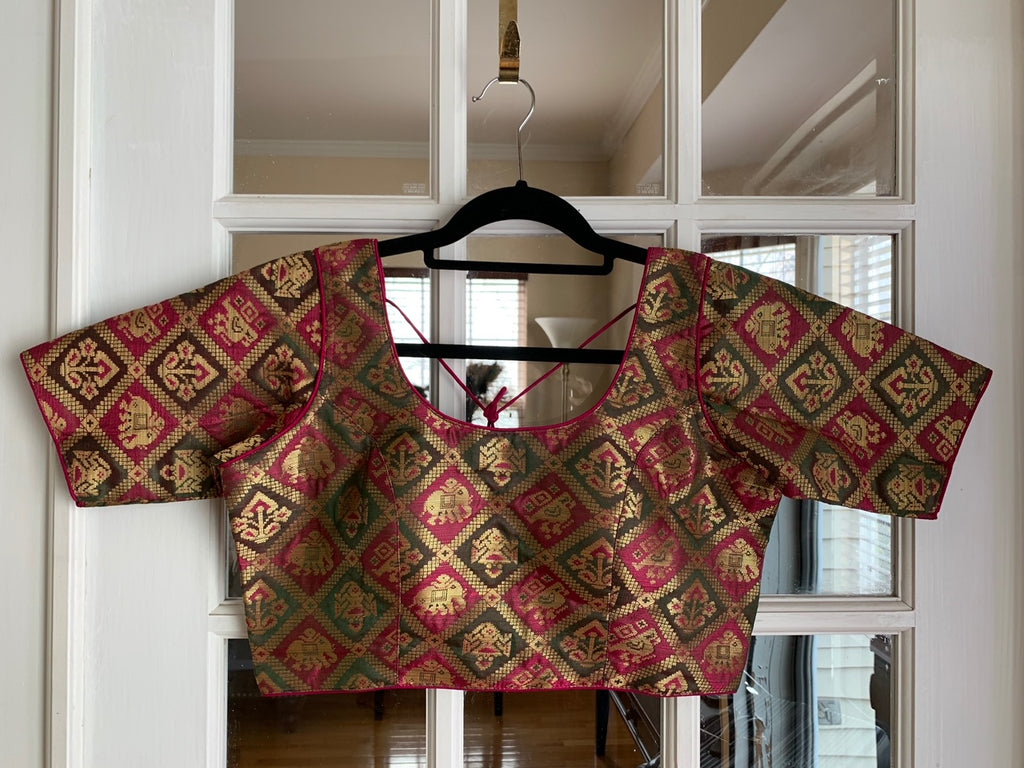 Patola Style Banarasi Brocade Blouse