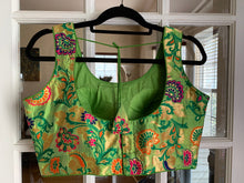 Load image into Gallery viewer, Floral Banarasi Blouse (Colors Available)