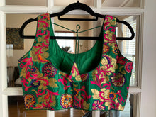 Load image into Gallery viewer, Floral Banarasi Blouse (Colors Available)