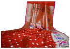 Red Paithani Design Banarasi Silk Saree