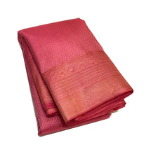 Load image into Gallery viewer, Bridal Pink Brocade Kanchipuram Silk Saree