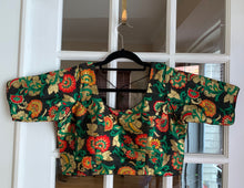 Load image into Gallery viewer, Floral Banarasi Blouse (Colors Available)