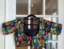 Load image into Gallery viewer, Floral Banarasi Blouse (Colors Available)