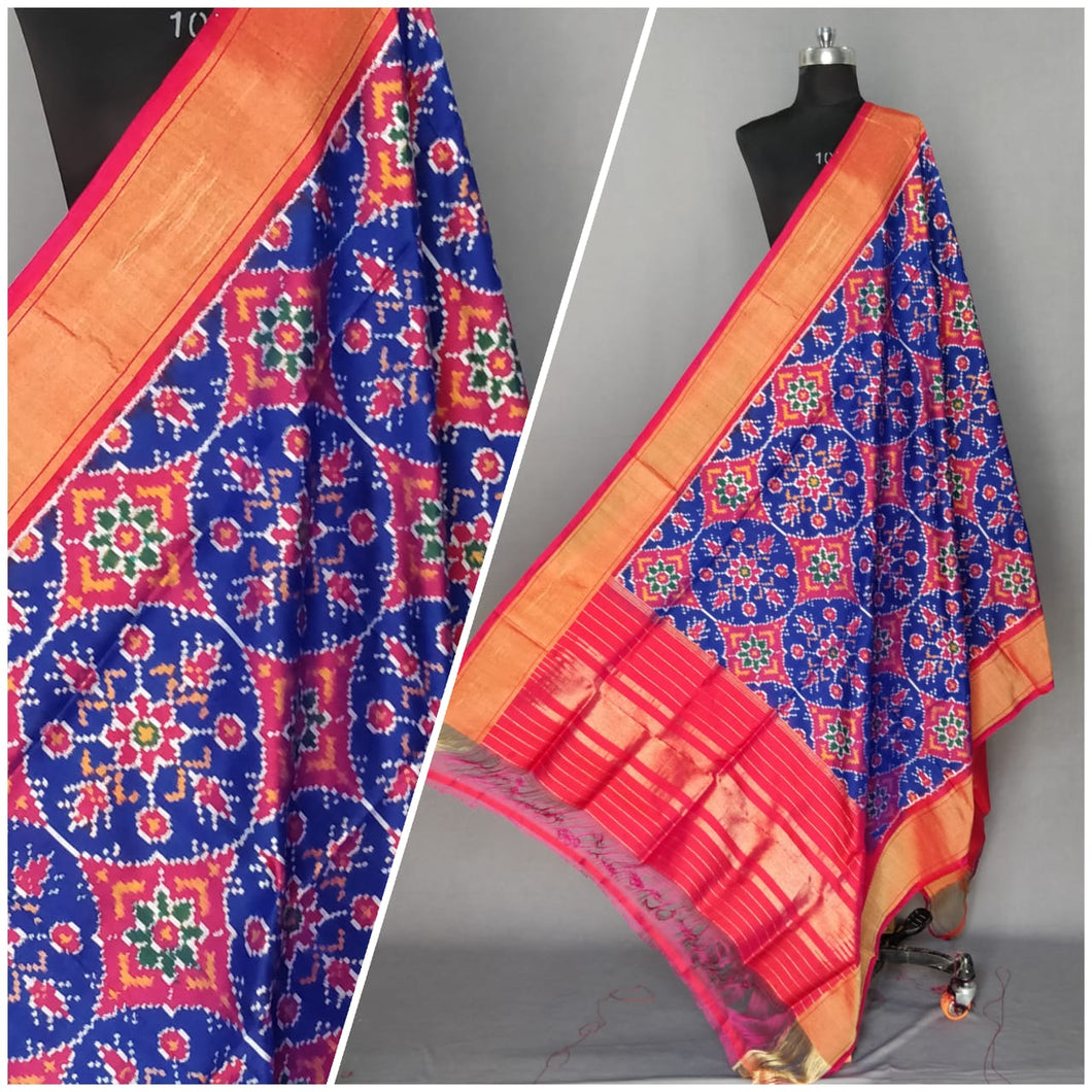 Ikat Silk Dupatta - More Colors Available