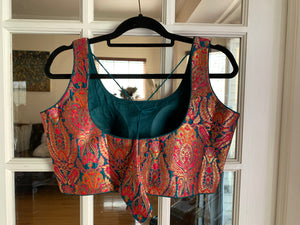 Kashimiri Design Brocade Blouse (Colors Available)